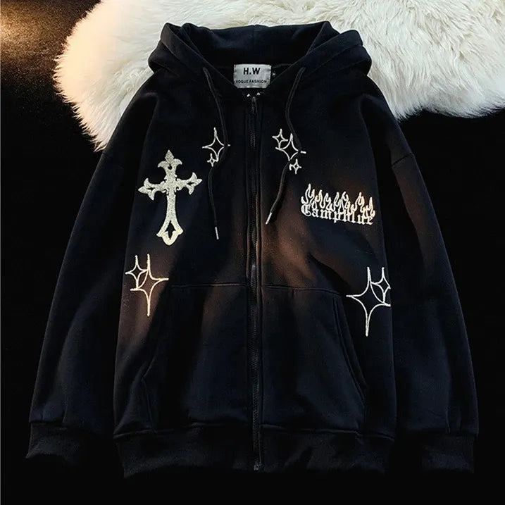 Embroidery Star Hoodie